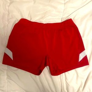 Red volleyball spandex